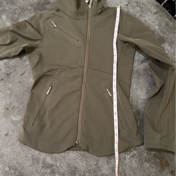 Nau asymmetrical zip jacket army green water resistant womens size xs - Picture 10 of 14